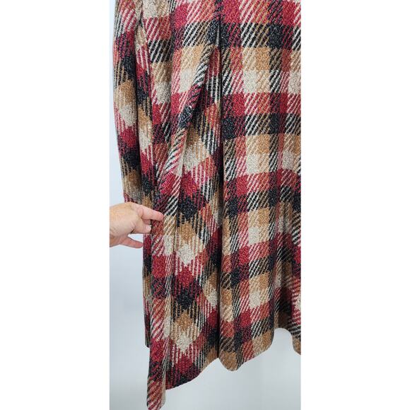 Vintage Long Line Pleated Back Coat Wool ILGWU Union Made Fully Lined - Picture 10 of 16